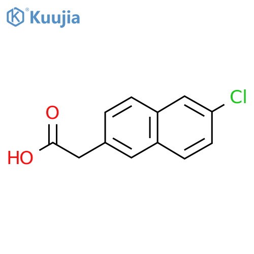 2-Naphthaleneacetic acid, 6-chloro- structure