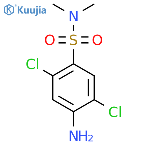 Benzenesulfonamide,4-amino-2,5-dichloro-N,N-dimethyl- structure