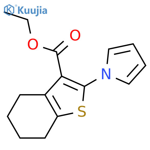Ethyl 2-(1h-Pyrrol-1-Yl)-4,5,6,7-Tetrahydro-1-Benzothiophene-3-Carboxylate structure