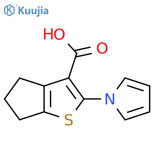 2-(1H-Pyrrol-1-yl)-5,6-dihydro-4H-cyclopentabthiophene-3-carboxylic Acid structure