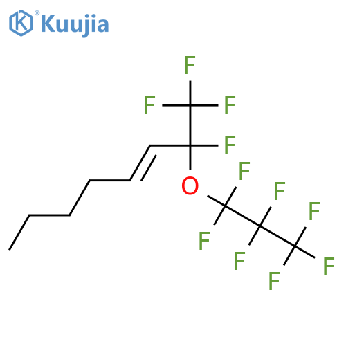 1,1,1,2-Tetrafluoro-2-(heptafluoropropoxy)oct-3-ene structure