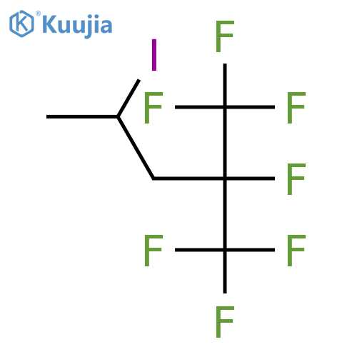 4-Iodo-1,1,1,2-tetrafluoro-2-(trifluoromethyl)pentane structure