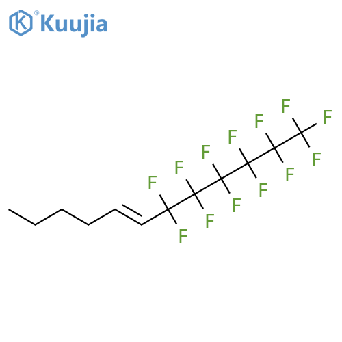 (E)-7,7,8,8,9,9,10,10,11,11,12,12,12-Tridecafluorododec-5-ene structure
