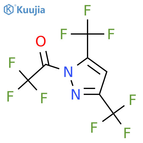 1-Trifluoroacetyl-3,5-bis(trifluoromethyl)pyrazole structure