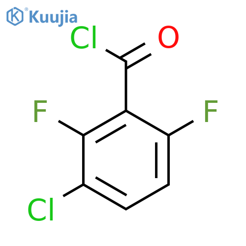 3-Chloro-2,6-difluorobenzoyl chloride structure