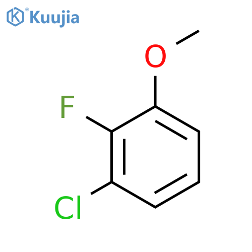 1-chloro-2-fluoro-3-methoxybenzene structure