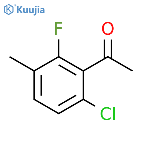 6'-Chloro-2'-fluoro-3'-methylacetophenone structure