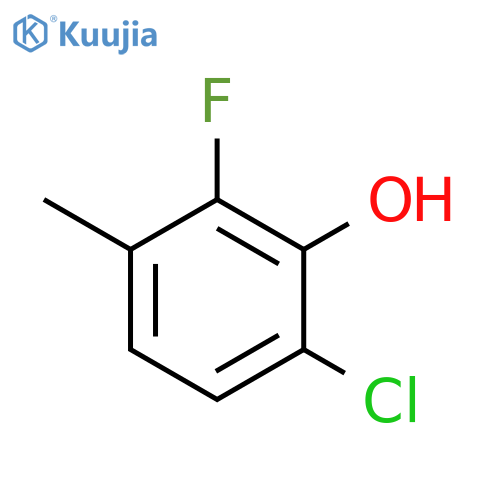 6-Chloro-2-fluoro-3-methylphenol structure