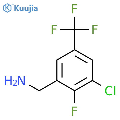 3-Chloro-2-fluoro-5-(trifluoromethyl)benzylamine structure