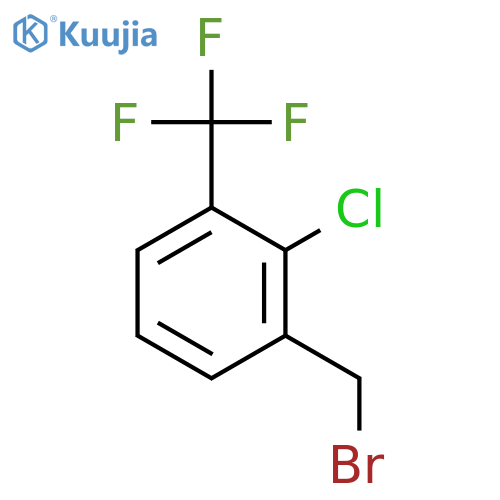 2-Chloro-3-(trifluoromethyl)benzyl bromide structure