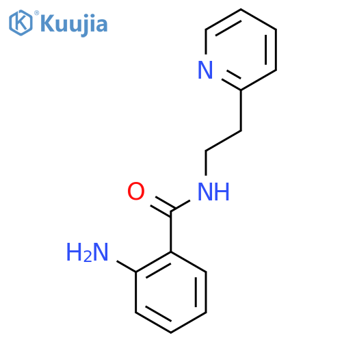 Benzamide, 2-amino-N-[2-(2-pyridinyl)ethyl]- structure