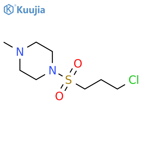 1-((3-Chloropropyl)sulfonyl)-4-methylpiperazine structure