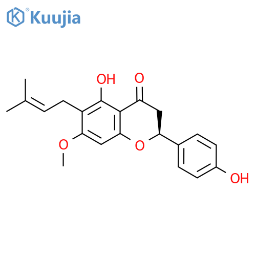 6-Prenylsakuranetin structure