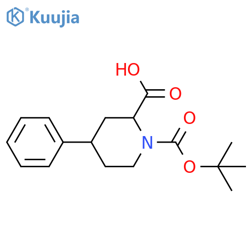4-Phenyl-Piperidine-1,2-Dicarboxylic Acid 1-Tert-Butyl Ester structure