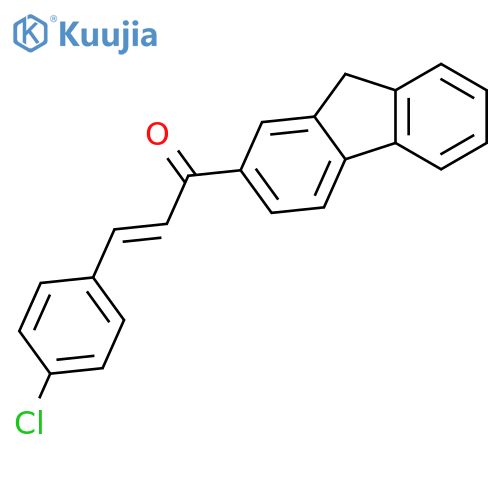 2-Propen-1-one, 3-(4-chlorophenyl)-1-(9H-fluoren-2-yl)- structure