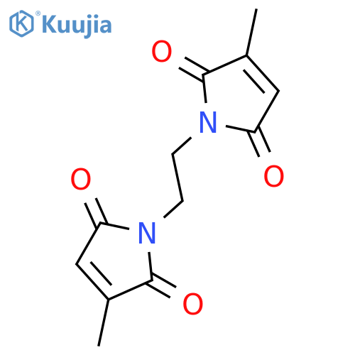 1H-PYRROLE-2,5-DIONE, 1,1'-(1,2-ETHANEDIYL)BIS[3-METHYL- structure