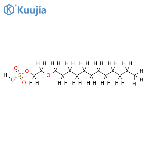 Poly(oxy-1,2-ethanediyl),a-sulfo-w-(dodecyloxy)- structure