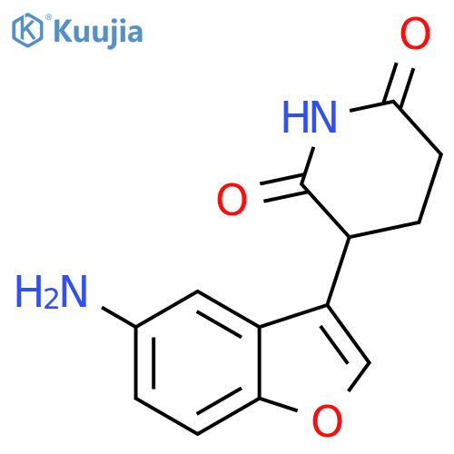 2,6-Piperidinedione, 3-(5-amino-3-benzofuranyl)- structure