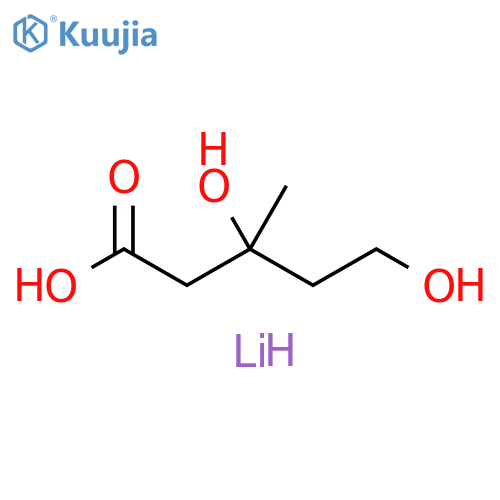 Mevalonic acid lithium salt structure