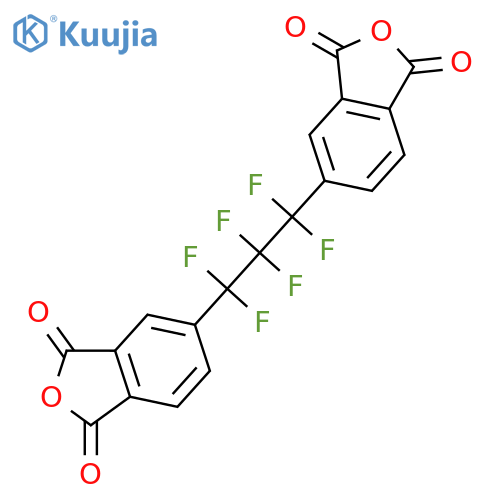 1,3-Isobenzofurandione, 5,5'-(1,1,2,2,3,3-hexafluoro-1,3-propanediyl)bis- structure