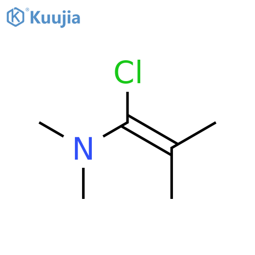 1-Chloro-N,N-2-trimethylpropenylamine (>90%) structure