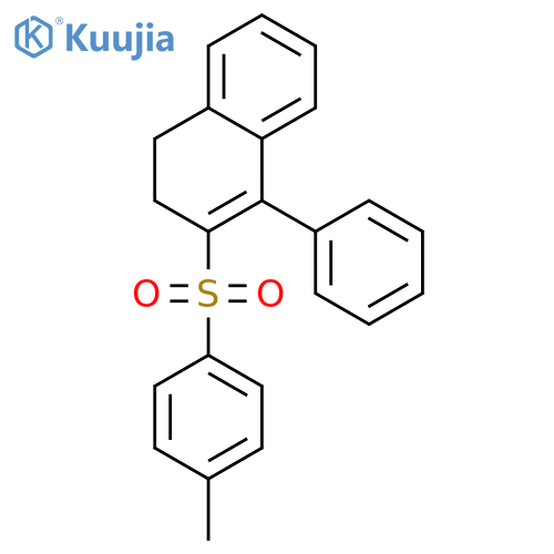 Naphthalene,1,2-dihydro-3-[(4-methylphenyl)sulfonyl]-4-phenyl- structure