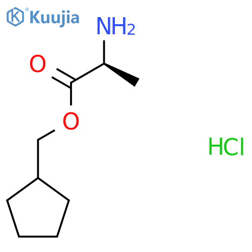 L-Alanine cyclopentylMethyl ester HCl structure