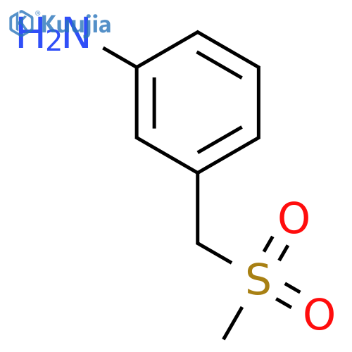 3-(methanesulfonylmethyl)aniline structure