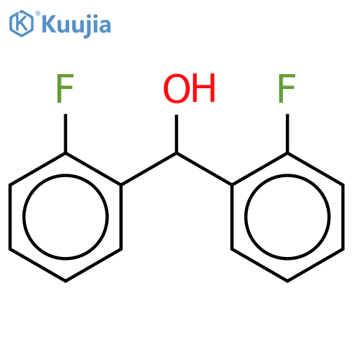 bis(2-fluorophenyl)methanol structure