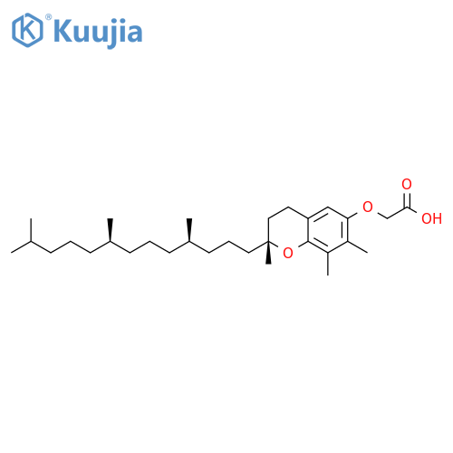 Acetic acid,[[(2R)-3,4-dihydro-2,7,8-trimethyl-2-[(4R,8R)-4,8,12-trimethyltridecyl]-2H-1-benzopyran-6-yl]oxy]- structure