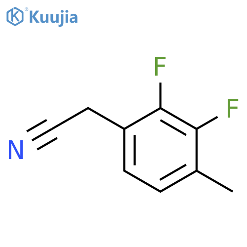 2,3-Difluoro-4-methylphenylacetonitrile structure