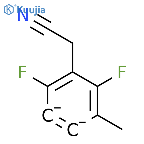 2,6-Difluoro-3-methylphenylacetonitrile structure