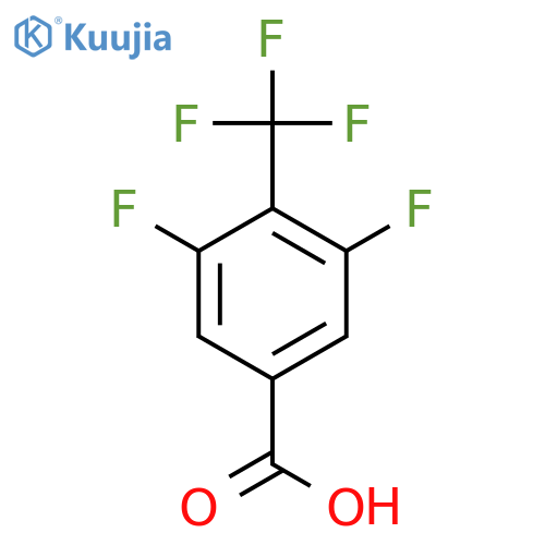 3,5-Difluoro-4-(trifluoromethyl)benzoic acid structure