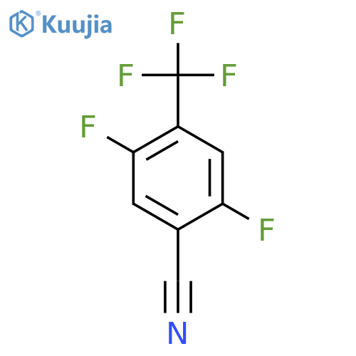 2,5-Difluoro-4-(trifluoromethyl)benzonitrile structure