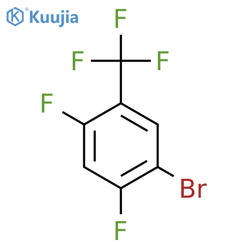 5-Bromo-2,4-difluorobenzotrifluoride structure
