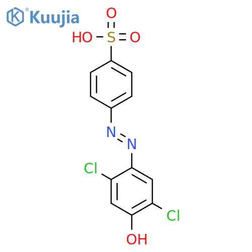 BENZENESULFONIC ACID, 4-[(2,5-DICHLORO-4-HYDROXYPHENYL)AZO]- structure