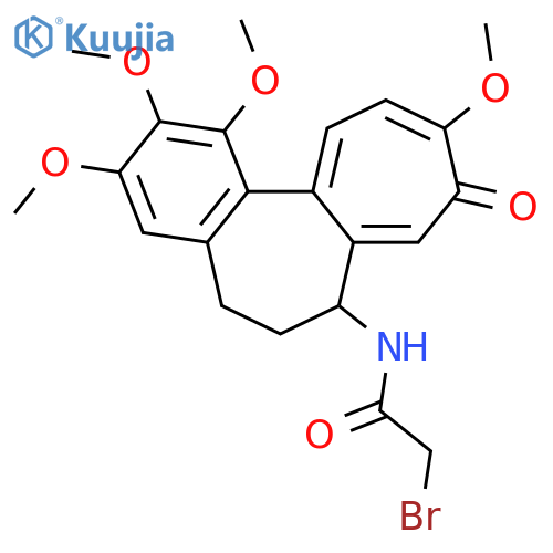 Acetamide,2-bromo-N-(5,6,7,9-tetrahydro-1,2,3,10-tetramethoxy-9-oxobenzo[a]heptalen-7-yl)-,(S)- (9CI) structure