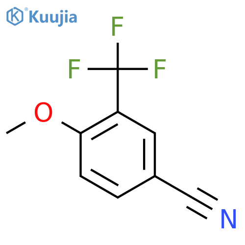 4-Methoxy-3-(trifluoromethyl)benzonitrile structure