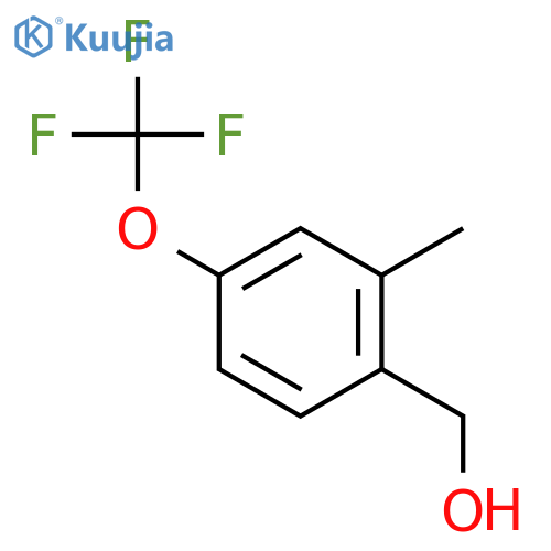 2-METHYL-4-(TRIFLUOROMETHOXY)BENZYL ALCOHOL structure