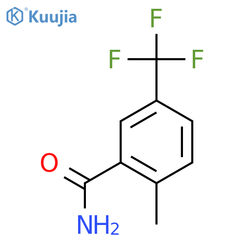 Benzamide,2-methyl-5-(trifluoromethyl)- structure