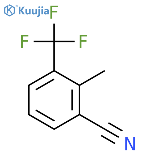 2-METHYL-3-(TRIFLUOROMETHYL)BENZONITRILE structure