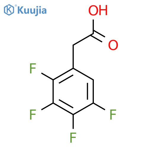 2-(2,3,4,5-tetrafluorophenyl)acetic acid structure
