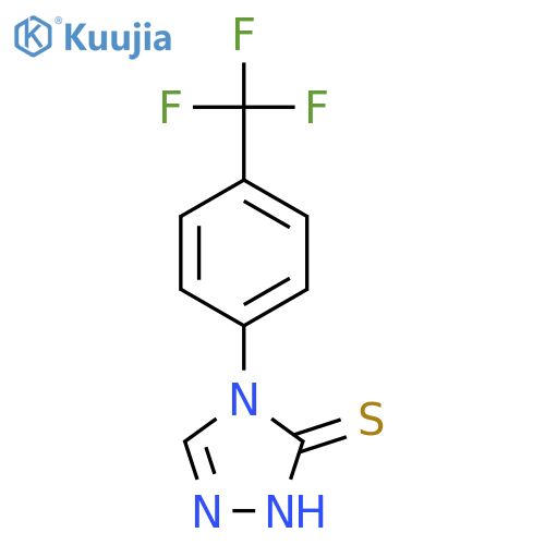 4-(4-Trifluoromethyl-phenyl)-4H-1,2,4triazole-3-thiol structure