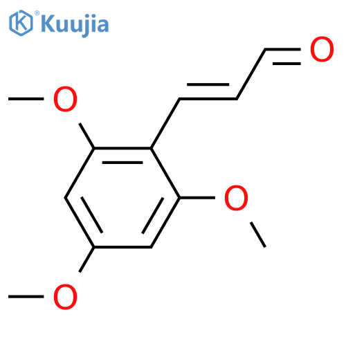 3-(2,4,6-trimethoxyphenyl)prop-2-enal structure