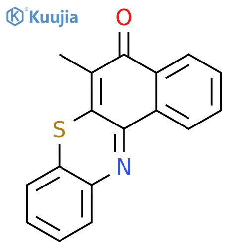 5H-Benzo[a]phenothiazin-5-one,6-methyl- structure