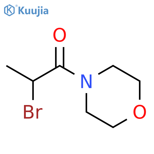4-(2-Bromopropanoyl)morpholine structure