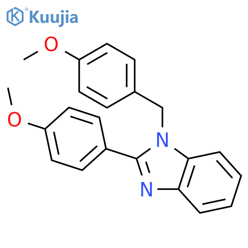 1-(4-Methoxybenzyl)-2-(4-methoxyphenyl)-1H-benzo[d]imidazole structure