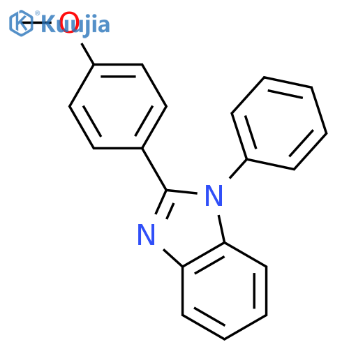 1H-Benzimidazole, 2-(4-methoxyphenyl)-1-phenyl- structure