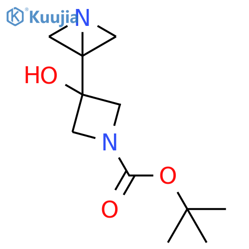 1,1-Dimethylethyl 3-(1-azabicyclo[1.1.0]but-3-yl)-3-hydroxy-1-azetidinecarboxylate structure