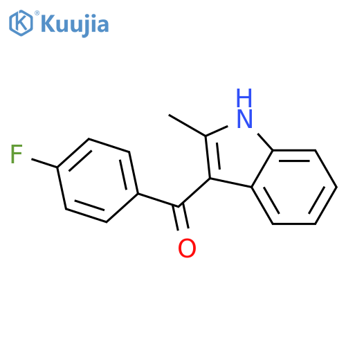 2-Methyl-3-(4'-fluorobenzoyl)indole structure